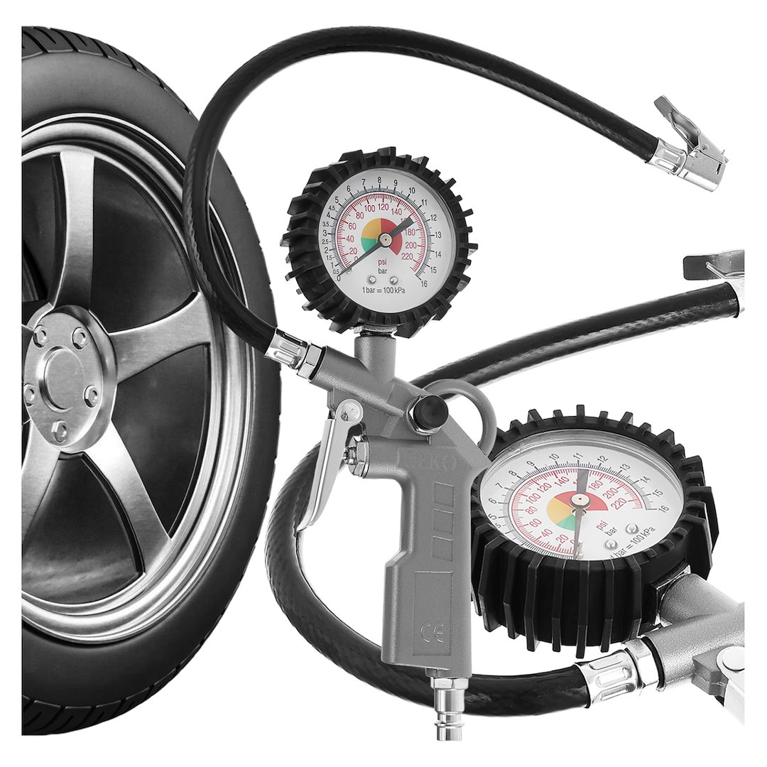 Tyre Inflator with Gauge G01101