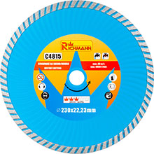 Turbo wave diamond disc blade 230x22.2 wet & dry cutting RICHMANN C4815