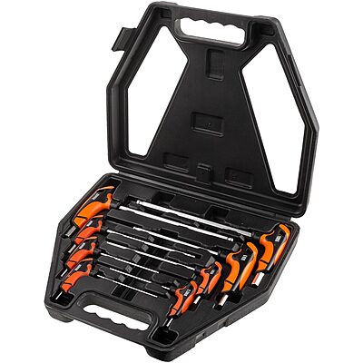 T Shape hex Keys Set 8pcs, Ball end tip Richmann C6605