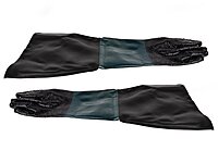 Rubber Sandblasting Gloves G02028