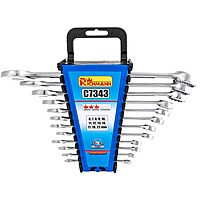 Set of combination wrenches on a plastic panel 6–22 mm 12 pieces Richmann C7343