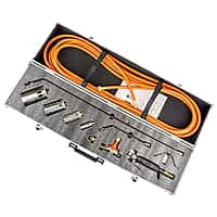 TORCH SET 20/38/50/63MM, 200/700 MM,10 M HOSE,LPG REGULATOR,PLASTIC BOX C1075 RICHMANN