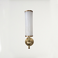 Alabaster Cylinder Wall Sconce Alabaster Cylinder Wall Sconce
