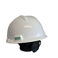 MSA V-Gard – witte veiligheidshelm met Fas-Trac III systeem