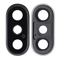 Apple iPhone XS - Replacement Camera Lens Assembly With Metal Housing - White