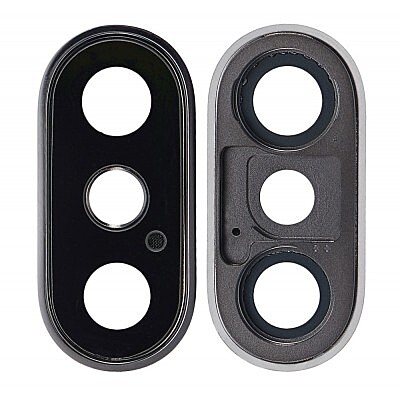 Apple iPhone XS - Replacement Camera Lens Assembly With Metal Housing - White