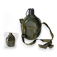 Cantimplora de Aluminio Estilo Militar – Botella para Líquido con Capacidad