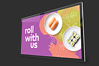 AllSee 55" Slimline Pro Advertising Android Display