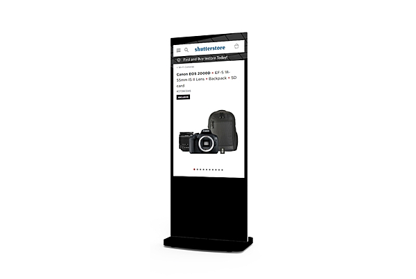AllSee 55” Freestanding PCAP Touch Screen Poster