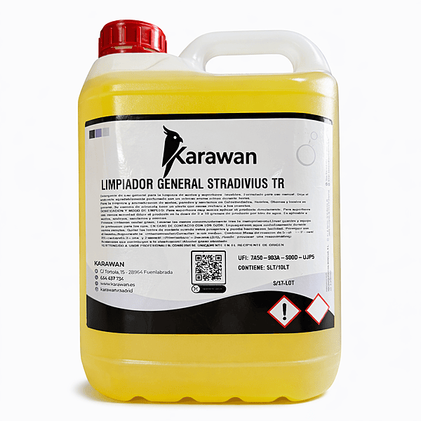 Limpiador Multiusos Stradiviuss. con Pulverizador y Bayetilla de Microfibra - Karawan