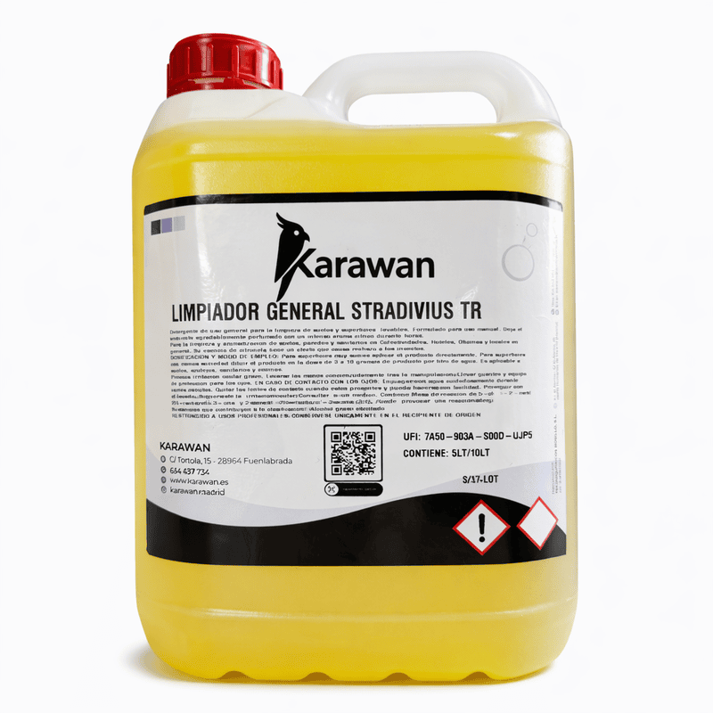 Limpiador Multiusos Stradiviuss. con Pulverizador y Bayetilla de Microfibra - Karawan