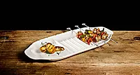 VILLEROY - BBQ Passion-Plat XL avec support à brochettes