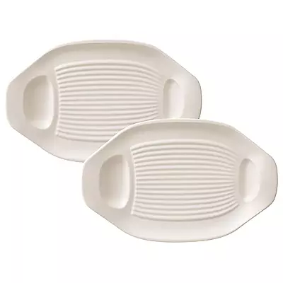 VILLEROY - BBQ Passion-Assiettes pour légumes grillés set de 2