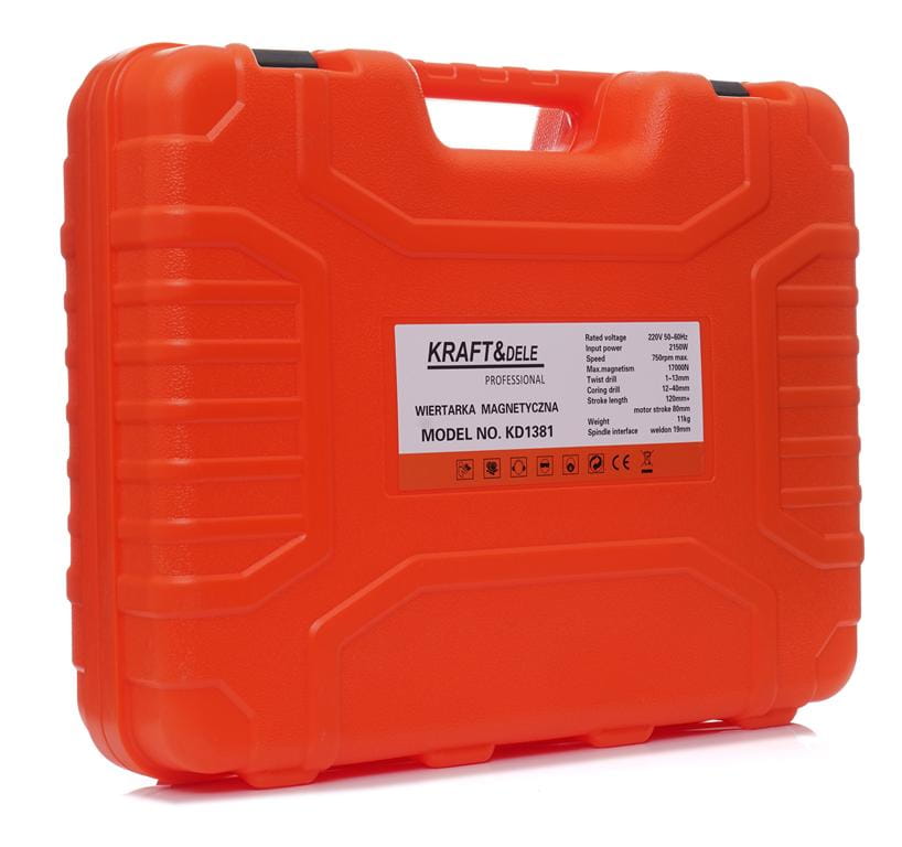 MAGNETIC DRILL / 2150 W / 1700N / 13 mm KD1381