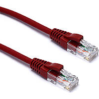 Excel Cat6 4mtr UTP booted p/lead LSOH red