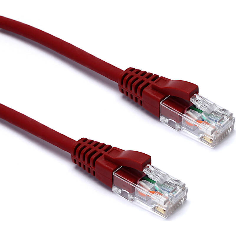 Excel Cat6 4mtr UTP booted p/lead LSOH red