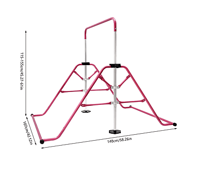 Гимнастически лост за деца – сгъваем, регулируем и ПО-ВИСОК Гимнастически лост за деца – сгъваем, регулируем и ПО-ВИСОК