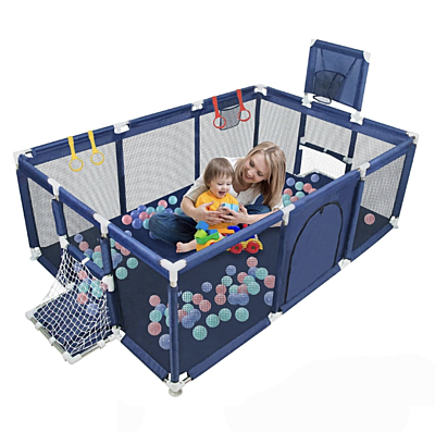 Кошара за игра с баскетболен кош и футболни врати Кошара за игра с баскетболен кош и футболни врати