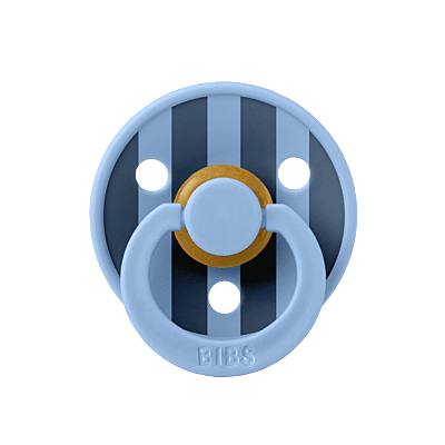 Bibs Pacifier Studio Colour 2 Pack Pin Latex Size 2 Sky Blue Mix