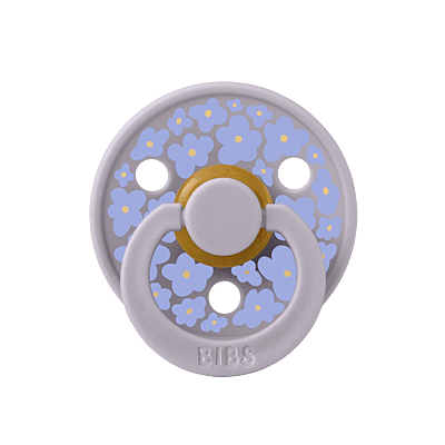 Bibs Pacifier Studio Colour 2 Pack Jasmine Latex Size 2 Fossil Grey Mix