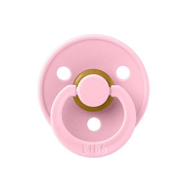 Bibs Colour Latex Baby Pink - Size 1