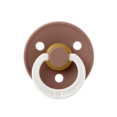 BIBS Colour 2 PACK Latex Size 2 Glow Woodchuck / Blush glow