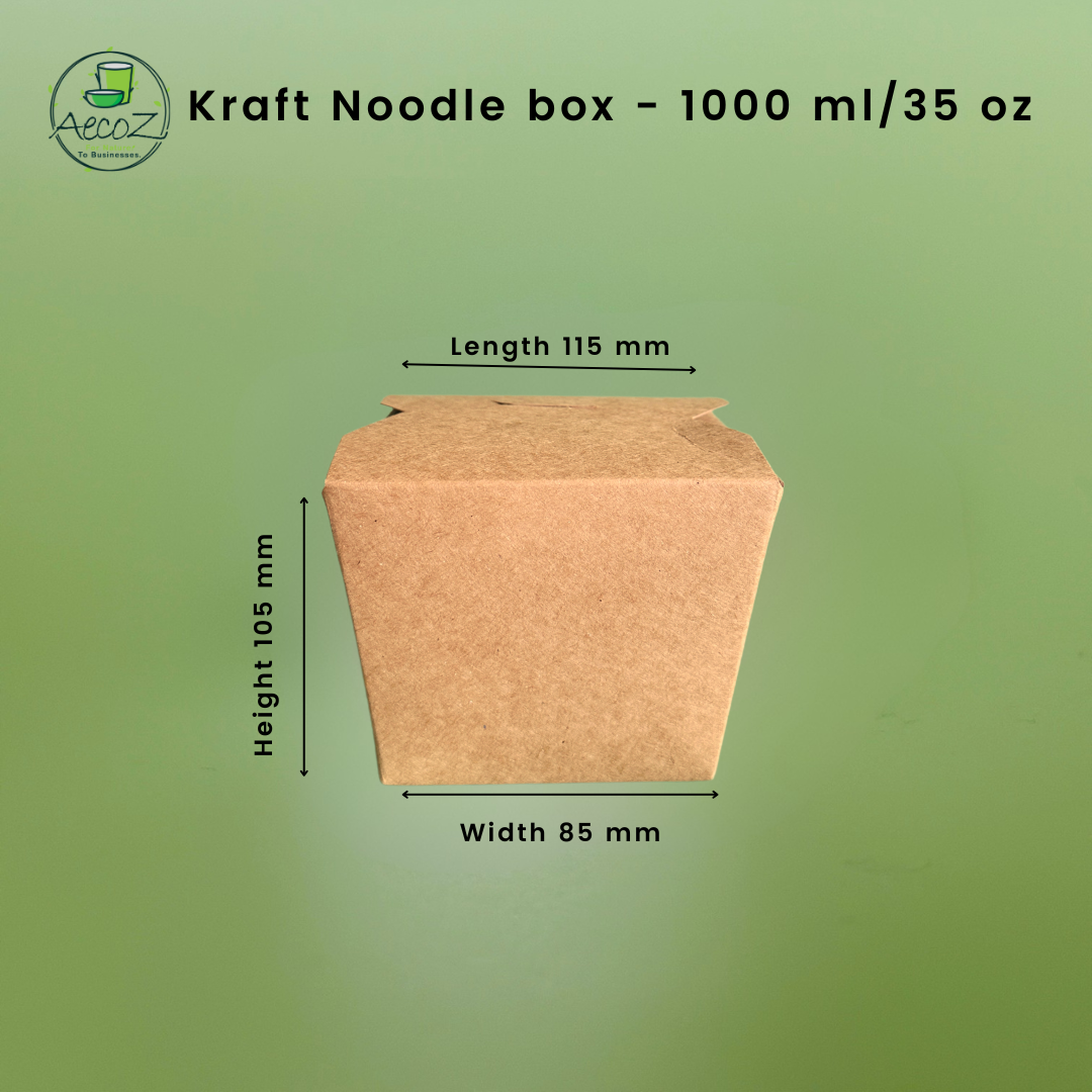 35 oz (1000 ml) Kraft Noodle Box - Box