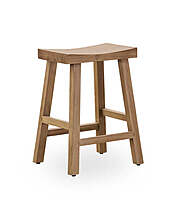 Charles Teak Counter Stool Charles Teak Counter Stool