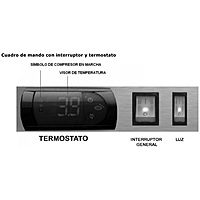 VITRINA REFRIGERADA PARA TAPAS (EXAS-6 C HC 230V 1N 50Hz