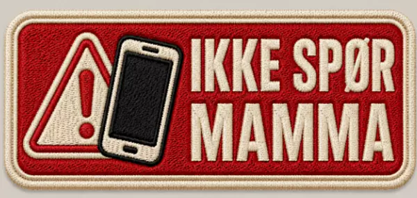 Brodert Merke Ikke Spor Mamma
