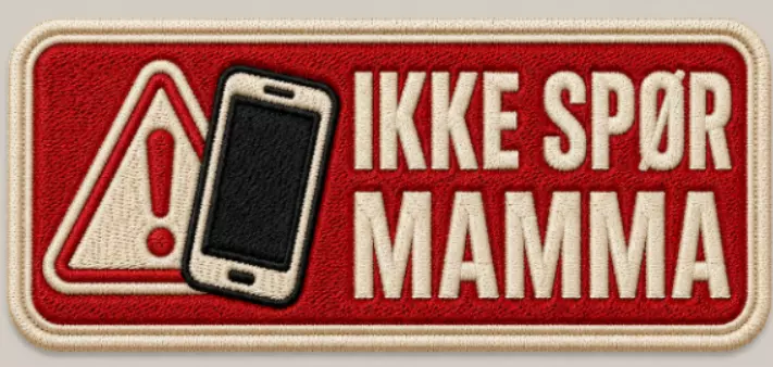 Brodert Merke Ikke Spor Mamma