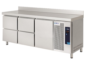 Mesa Snack Serie 600 refrigerada con cajones MPS-200 HC HHD