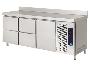 Mesa Snack Serie 600 refrigerada con cajones MPS-200 HC HHD
