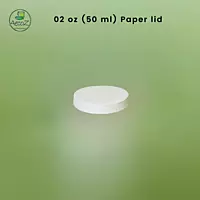 02 oz (50 ml) Paper lid Box - White