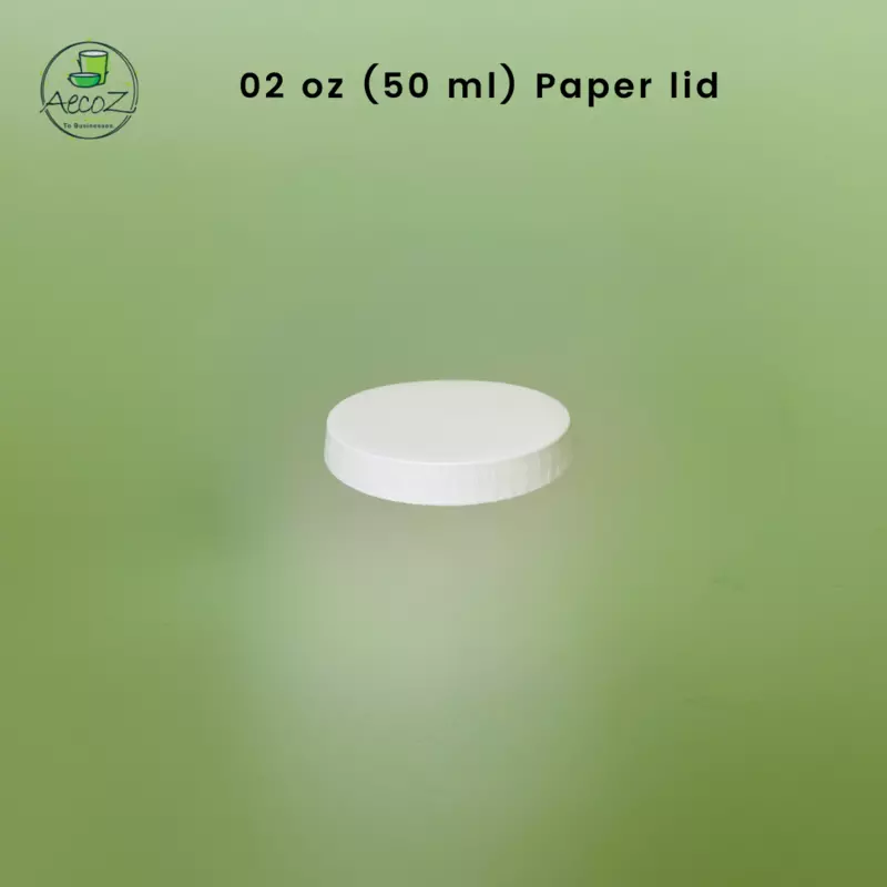 02 oz (50 ml) Paper lid Box - White