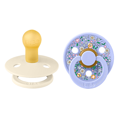 Bibs x Liberty 2 Pack Colour Chloe Meadow Latex Size 1 Ivory Mix