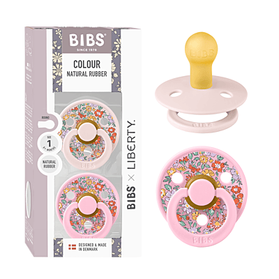 Bibs x Liberty 2 Pack Colour Oscar Meadow Latex Size 1 Petal Mix