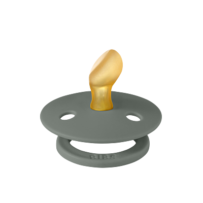 BIBS Pacifier Colour Latex Size 1 Anatomical Hunter Green