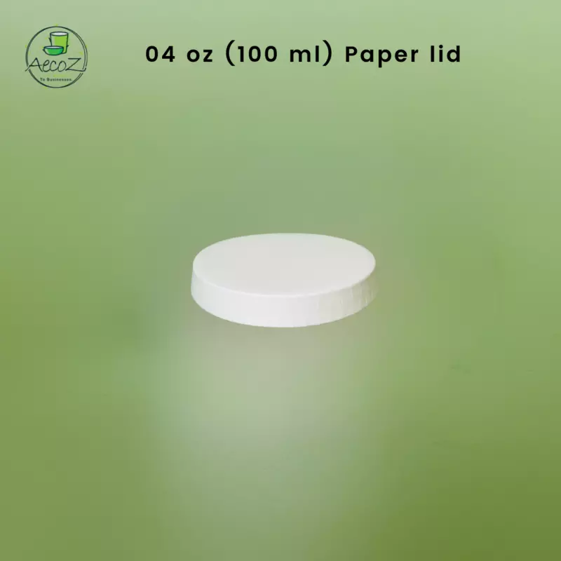 04 oz (100 ml) Paper lids - Box