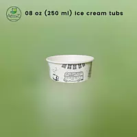 08 oz (250 ml) Paper Container - Printed Box