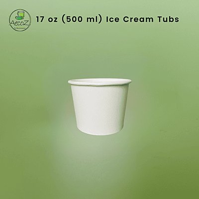 17 oz (500 ML) Container Box - White