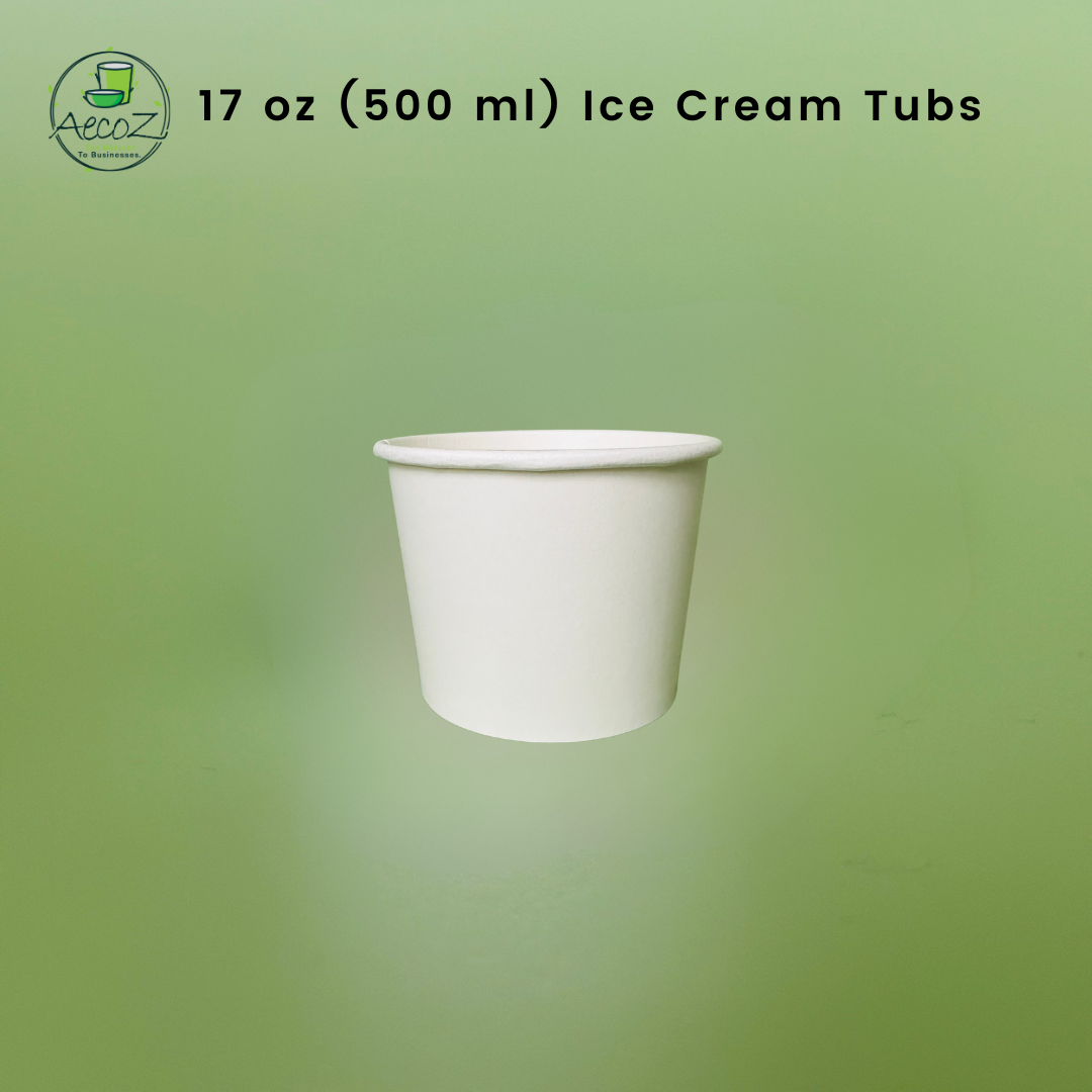 17 oz (500 ML) Container Box - White
