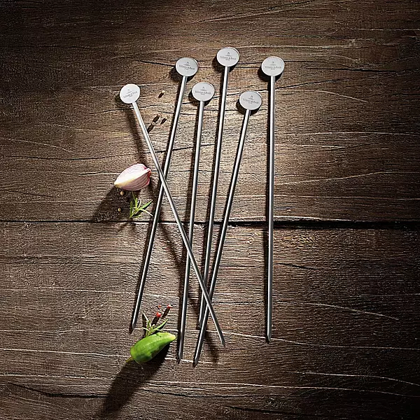 VILLEROY - BBQ Passion-Ensemble de 6 pics à brochettes