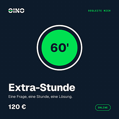Begleite mich · Extra-Stunde 60 Minuten
