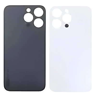 Apple iPhone 14 Pro Max - Replacement Back , Rear Glass Big Hole Camera - Silver