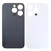 Apple iPhone 14 Pro - Replacement Back , Rear Glass Big Hole Camera - Silver