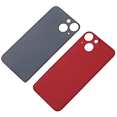 iPhone 13 Mini - Bigger Camera Hole Back Glass (no logo) - Red