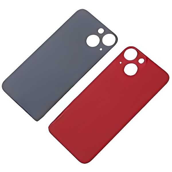 iPhone 13 Mini - Bigger Camera Hole Back Glass (no logo) - Red