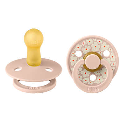 Bibs Pacifier Studio Colour 2 Pack Jasmine Latex Size 2 Blush Mix