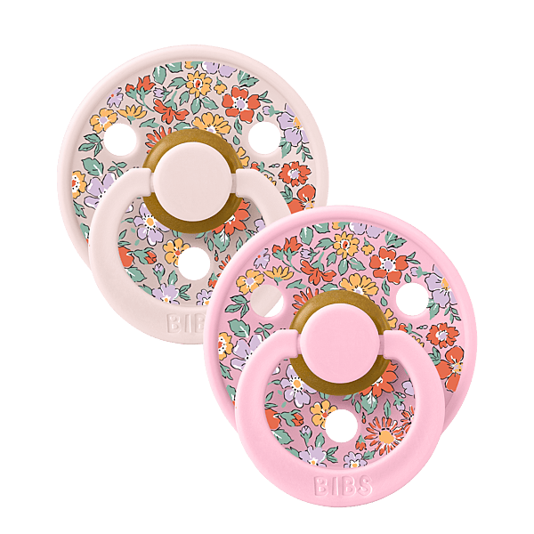 Bibs x Liberty 2 Pack Colour Oscar Meadow Latex Size 2 Petal Mix